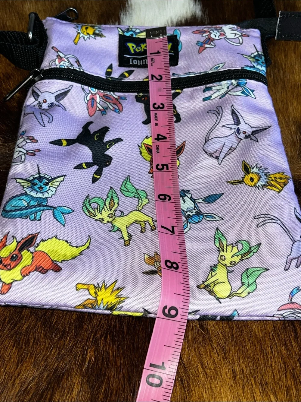 Auth Loungefly Pokemon Eevee Eeveelutions Passport Crossbody Bag Nintendo - Picture 4 of 7